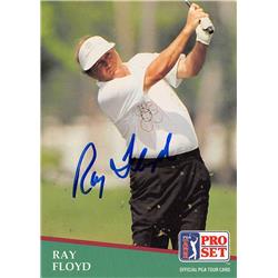 Autograph Warehouse 598129 Ray Floyd Autographed Golf Card - PGA Tour, North Carolina Tar Heels, SC 1991 Pro Set - No.164