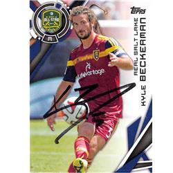 Autograph Warehouse 598228 Kyle Beckerman Autographed Trading Card - Card Real Salt Lake MLS 2015 Topps - No.187