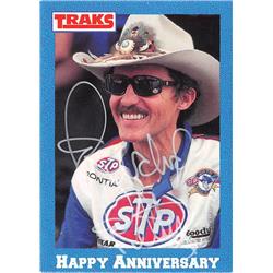 Autograph Warehouse 620487 Richard Petty Autographed Trading Card - Auto Racing Nascar Driver 1991 Traks - No.43