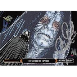 Autograph Warehouse 638679 Clive Revill Autographed Trading Card - Star Wars, Emperor Palpatine - 2015 Star Wars Illustrated No.53
