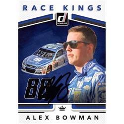Autograph Warehouse 598069 Alex Bowman Autographed Trading Card - Nascar, Auto Racing, SC - 2018 Donruss Race Kings No.23