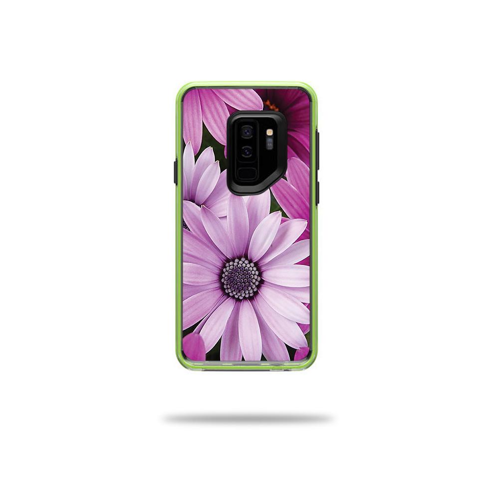 MightySkins LIFSS9PL-Purple Flowers Skin Decal for LifeProof SLAM Samsung Galaxy S9 Plus Case - Purple Flowers