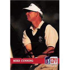 Autograph Warehouse 598158 Mike Cunning Autographed Golf Card - PGA Tour, Arizona Wildcats, SC - 1992 Pro Set No.149