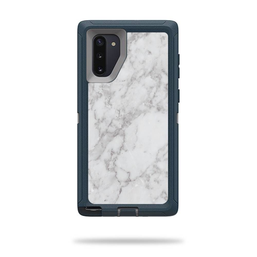 MightySkins OTDSNO10-Frost Marble Skin for Otterbox Defender Samsung Galaxy Note10 - Frost Marble