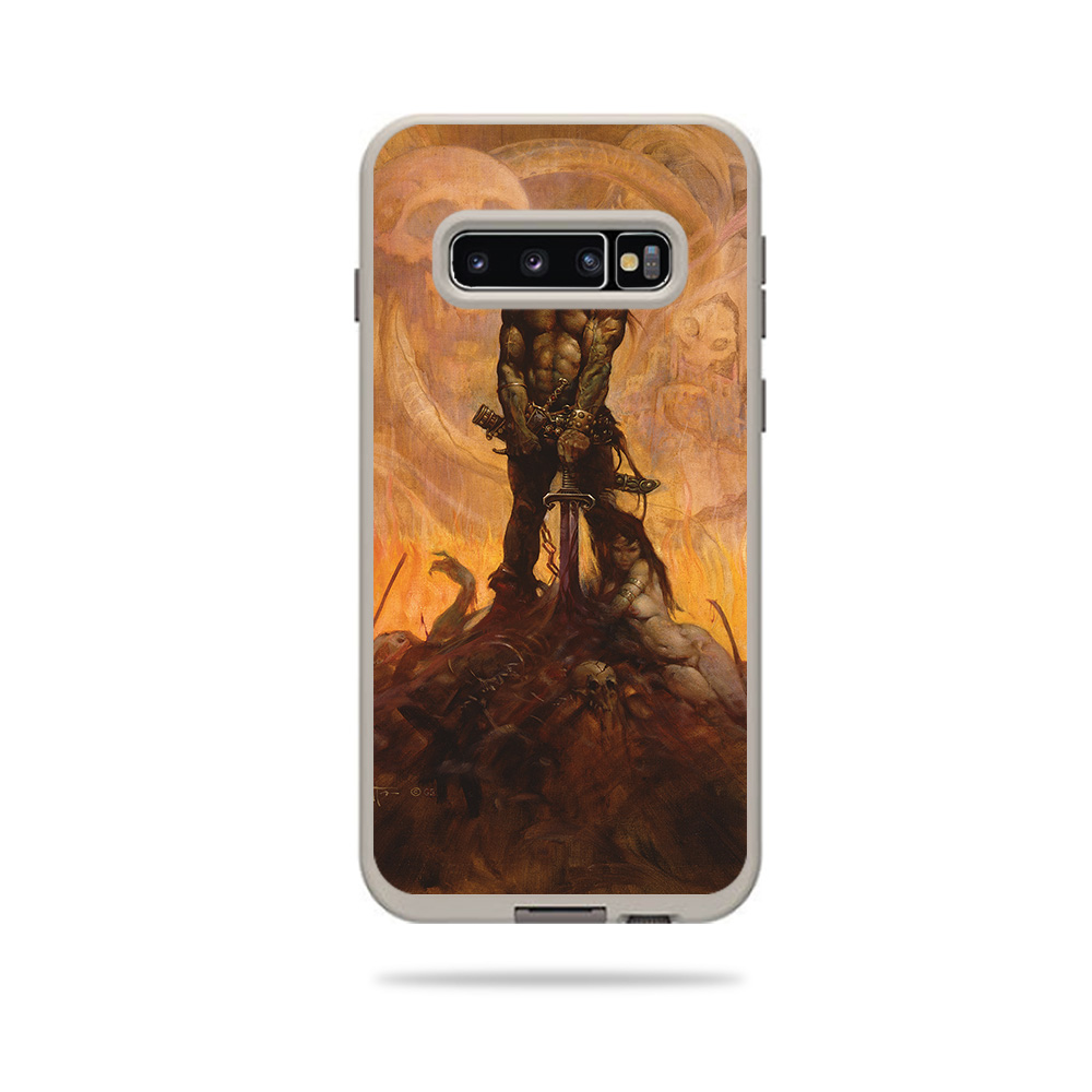 MightySkins LIFSAG10-Barbarian Skin for Lifeproof Fre Case Samsung Galaxy S10 - Barbarian
