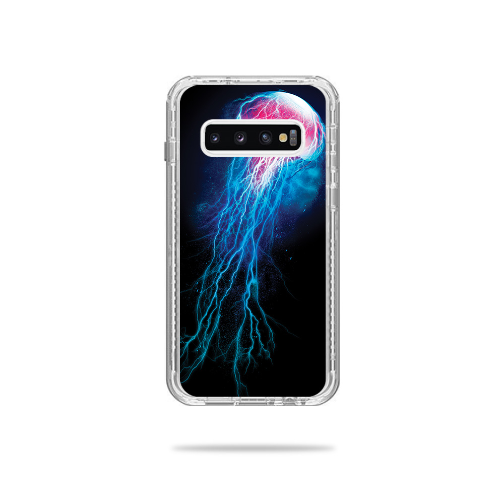 MightySkins LIFNESA10-Jellyfish Storm Skin for Lifeproof Next Case Samsung Galaxy S10 - Jellyfish Storm