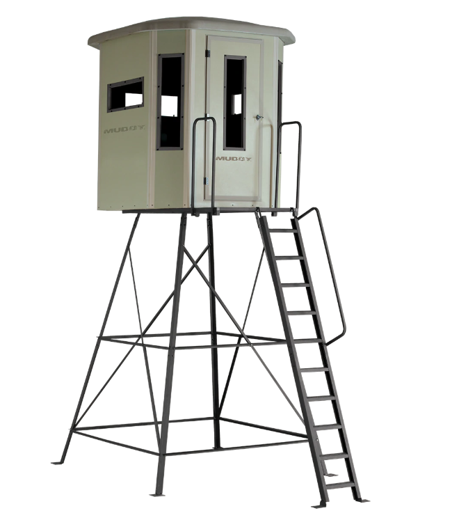 Muddy MDYMUD-BBB4000-10C Bull Box Hunting Blind with 10 ft. Elite Tower