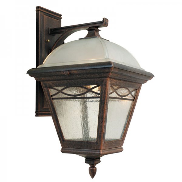 Brentwood F-3831-CP Large Top Mount – Closed Bottom Light-Copper