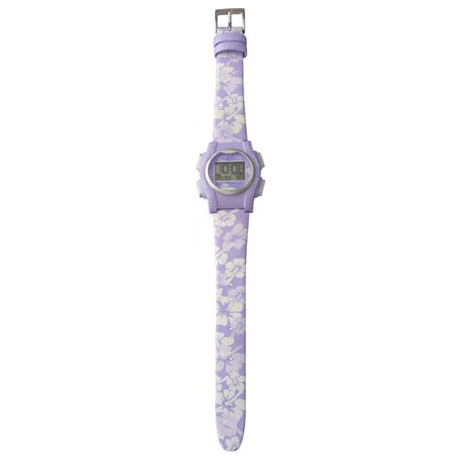 Global Assistive Devices VM-LPL VibraLITE MINI Vibrating Watch with Purple Flower Band