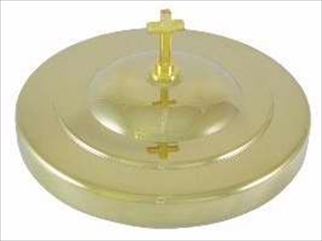Swanson Christian Supply Swanson Christian Products communion - goldtone - (deluxe) - bread plate cover