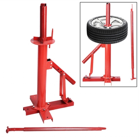 OnlineGymShop CB16604 Auto Manual Portable Hand Tire Changer, Red