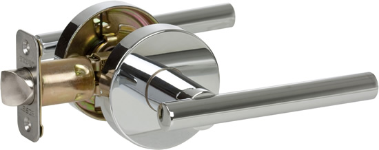 Delaney Contemporary 350556 Kira Series Dummy Door Lever- Polished Chrome