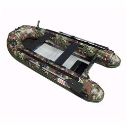 ALEKO BTF320CM-UNB 10.5 ft. Inflatable with Aluminum Floor 4 Person Raft Fishing Pro Boat&#44; Camouflage