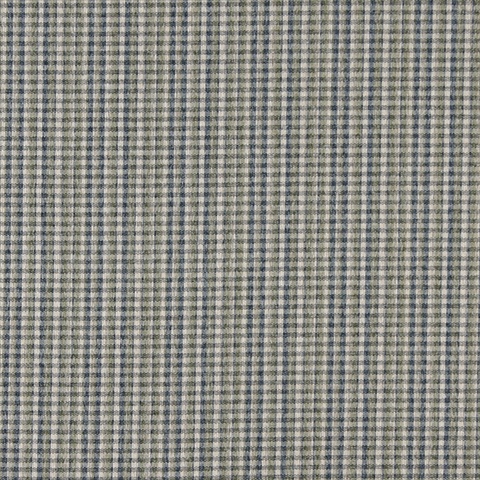 Designer Fabrics C648 54 in. Wide Blue- Green And Ivory- Small Plaid Country Style Upholstery Fabric