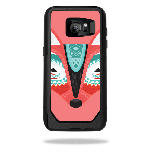 MightySkins OTCSGS7ED-Aztec Fox Skin for Otterbox Commuter Samsung Galaxy S7 Edge Case Wrap Cover Sticker - Aztec Fox