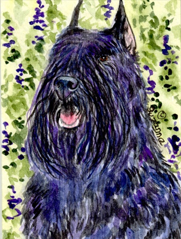Caroline's Treasures SS8853CHF 28 x 40 In. Bouvier Des Flandres Flag Canvas- House Size