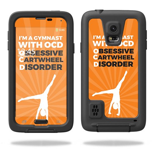 MightySkins LIFSGS5-Ocd Gymnast Skin for Lifeproof Samsung Galaxy S5 Fre Case - Ocd Gymnast