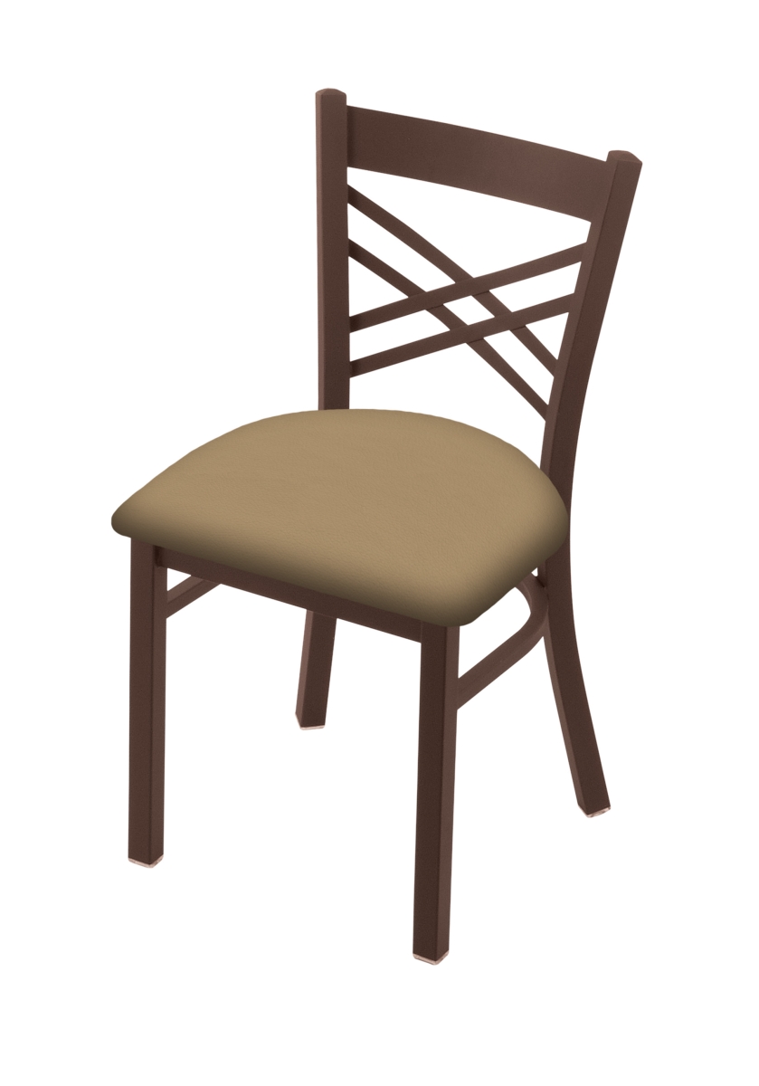 Holland Bar Stool 62018BZ013 18 in. 620 Catalina Chair with Bronze Finish & Canter Sand Seat