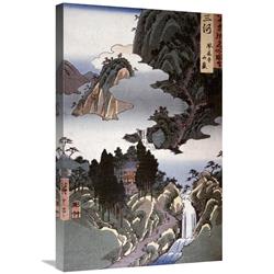 JensenDistributionServices 30 in. Mikawa Province, Horaiji Temple Art Print - Hiroshige