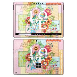 DecalGirl MSSG2-LOVESTITCH Microsoft Surface Go 2 Skin - Love & Stitches