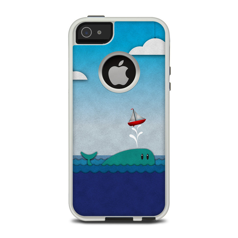DecalGirl OCI5-WHALESAIL OtterBox Commuter iPhone 5 Case Skin - Whale Sail