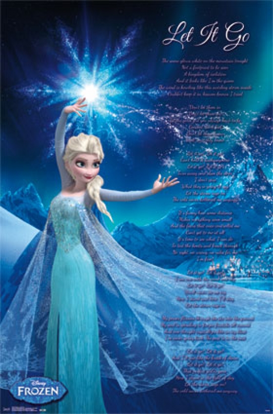 Posterazzi TIARP14127 Frozen - Elsa Let It Go Poster Print - 22 x 34 in.