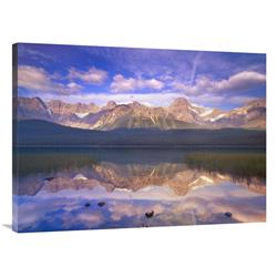Global Gallery GCS-396981-3040-142 30 x 40 in. Mount Chephren Reflected in Waterfowl Lake, Banff National Park, Alberta, Canada Art Print - Tim