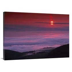 Global Gallery GCS-396569-3040-142 30 x 40 in. Sunrise at Hurricane Ridge, Olympic National Park, Washington Art Print - Tim Fitzharris