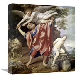 Global Gallery GCS-277411-16-142 16 in. Abraham Sacrificing Isaac Art Print - Domenichino