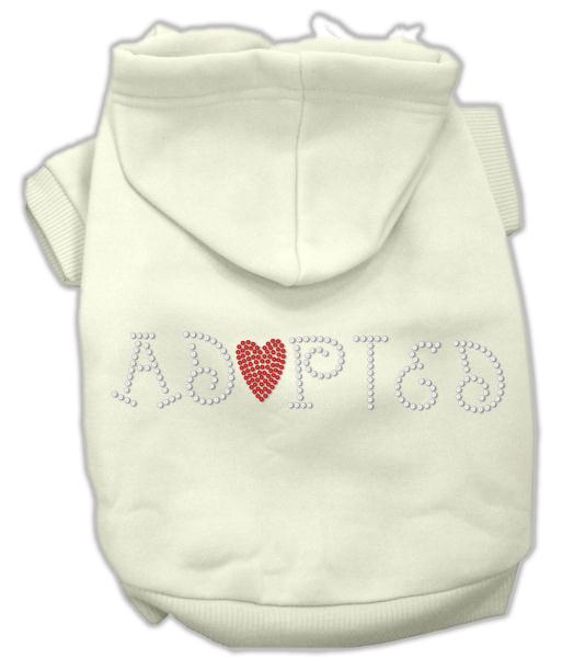 Mirage Pet Products 54-02 MDCR Adopted Hoodie Cream M - 12
