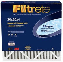 Filters-Now MI20X20X4=DHW 20x20x4 - 19.63x19.63x4.31 Filtrete Allergen Reduction Filter Pack of - 2
