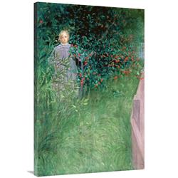 Global Gallery GCS-282340-40-142 40 in. in the Hawthorn Hedge Art Print - Carl Larsson