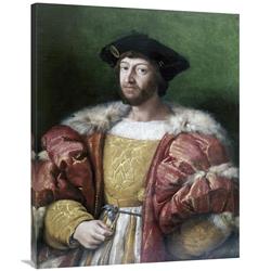 Global Gallery GCS-279532-40-142 40 in. Portrait of Lorenzo De Medici Art Print - Raphael