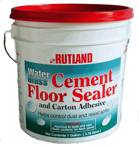 Rutland Water Glass Cement Floor Sealer -  1 gallon