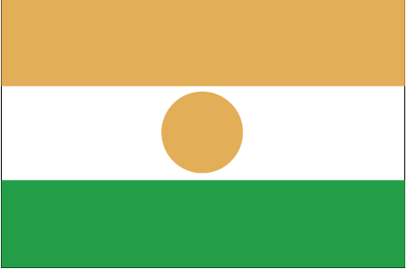 Annin Flagmakers 196310 5 ft. X 8 ft. Nyl-Glo Niger Flag