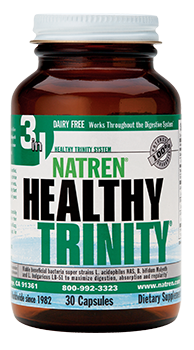 Natren 60030 Healthy Trinity - Dairy-Free - 30 capsules