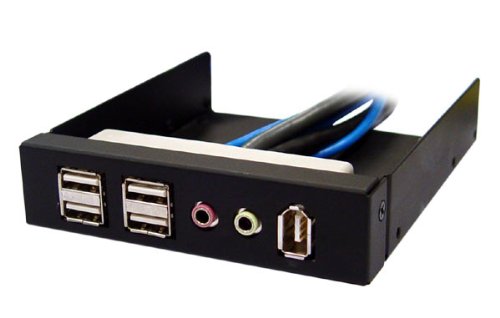 Silverstone FP32B-E 3.5 in. USB-Audio Front Panel- Black