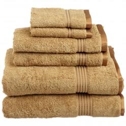Superior Egyptian Cotton 6-Piece Towel Set  Toast