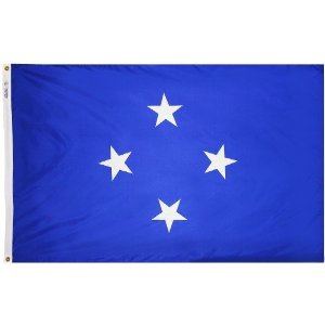 Annin Flagmakers 146806 4 ft. X 6 ft. Nyl-Glo Micronesia Flag