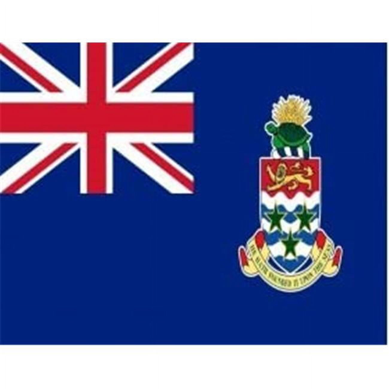 Annin Flagmakers 191375 4 x 6 ft. Cayman Islands Nylon Flag - Blue & White