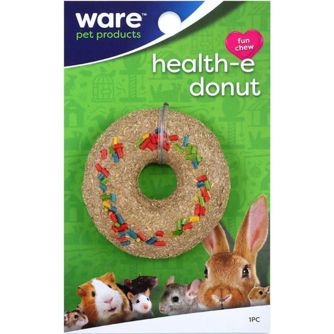WARE MANUFACTURING INC Ware Manufacturing 13076 Natural Critter Ware Health E-donut Treat