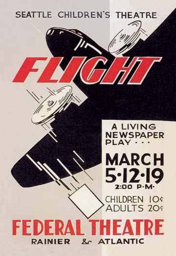 Buyenlarge Buy Enlarge 0-587-01066-5C12X18 Seattle Childrens Theatre Presents Flight- Canvas Size C12X18