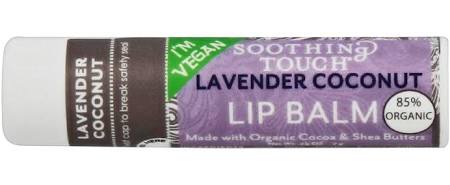 Soothing Touch 1785641 0.25 oz Vegan Lip Balm Lavender Coconut