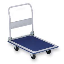 SPARCO PRODUCTS SPR02039 Folding Platform Truck- 330 lb- 18-.13in.x29in.x29-.50in.- Blue-Gray
