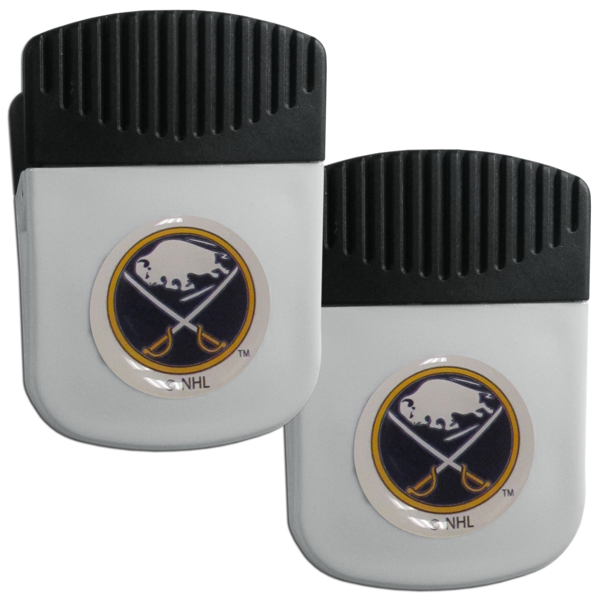 Siskiyou Sports Siskiyou 2HRMC25 Unisex NHL Buffalo Sabres Clip Magnet with Bottle Opener - Pack of 2