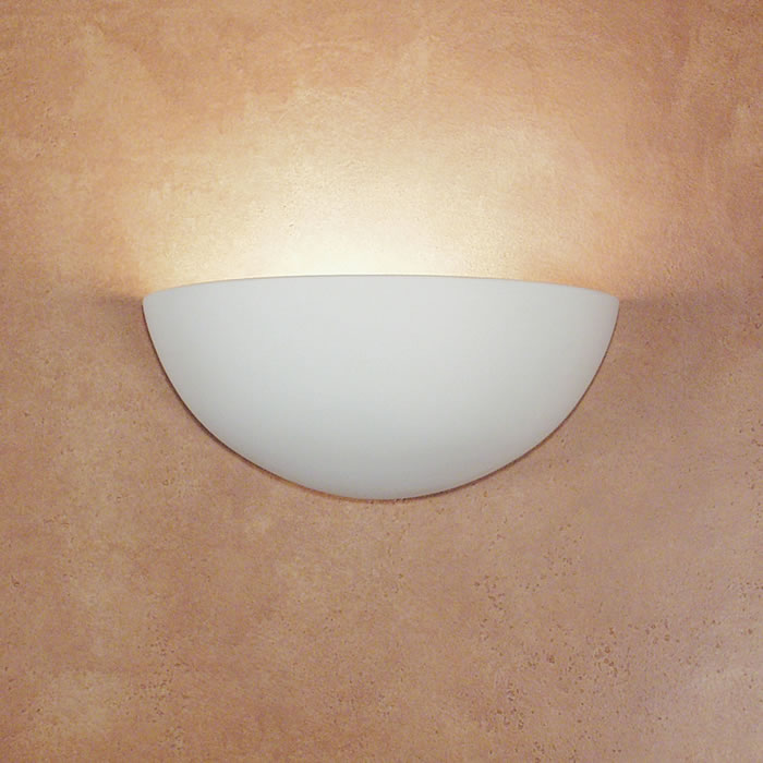 A19 309 Great Thera Wall Sconce - Bisque - Islands of Light Collection