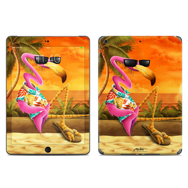 DecalGirl IPDA-SFLAMINGO Apple iPad Air Skin - Sunset Flamingo