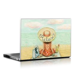 DecalGirl LS-RELAX Laptop Skin - Relaxing on Beach