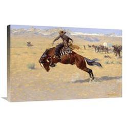 Global Gallery GCS-268456-30-142 30 in. A Cold Morning on the Range Art Print - Frederic Remington