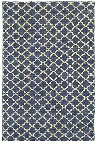 Tommy Bahama M56508152244ST Maddox 56508 Hand Knotted Wool Rectangle Rug&#44; Navy - 5 ft. x 8 ft.